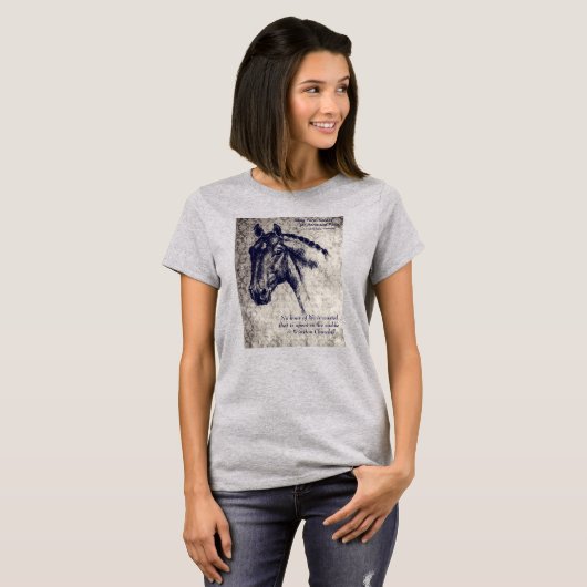 時間は無駄にされたウィンストン・チャーチルではないです Tシャツ (正面フル)