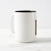 時間は記憶の完全です ツートーンマグカップ (正面左)