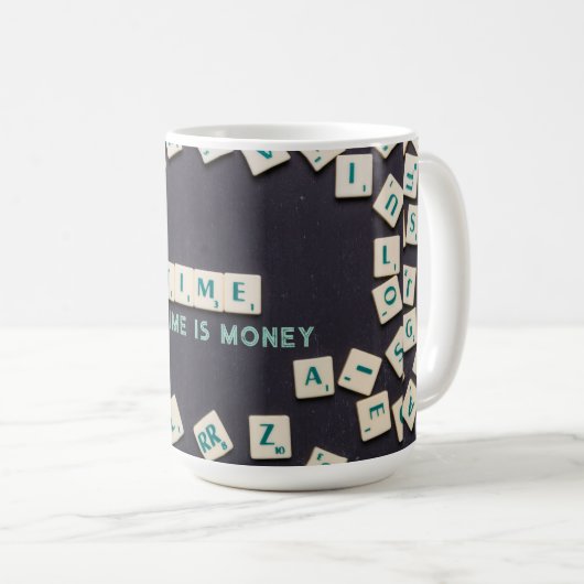 時間は金である – マグカップ (正面右)