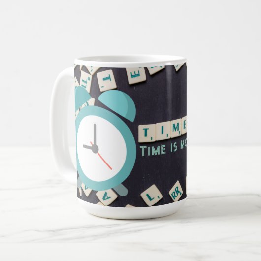 時間は金である – マグカップ (正面左)