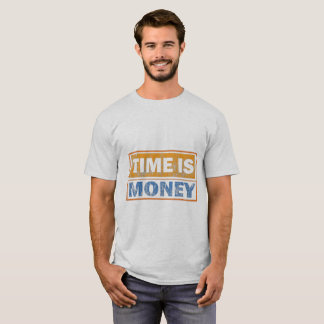 時間は金なり モチベーション メンズTシャツ Tシャツ