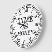 時間は金の壁時計 ラージ壁時計 (傾斜)