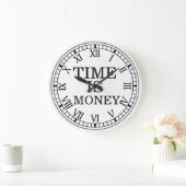 時間は金の壁時計 ラージ壁時計 (ホーム)