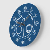 時間は錯覚である ラージ壁時計 (傾斜)