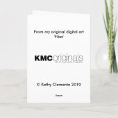 時間は集まりの挨拶状を飛ばします カード (裏面)