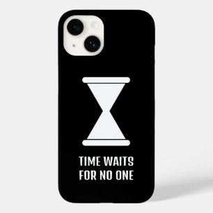 時間は1時間も待機しない砂時計の引用文 Case-Mate iPhone 14ケース
