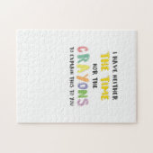 時間も狂人もイライラした皮肉 ジグソーパズル (横)