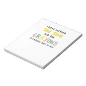 時間も狂人もイライラした皮肉 ノートパッド (回転)