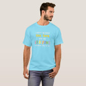 時間も狂人もイライラした皮肉 Tシャツ (正面フル)