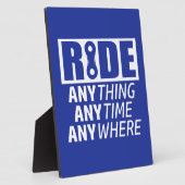 時間や場所を問わず乗る フォトプラーク (側面)