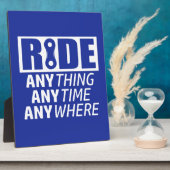 時間や場所を問わず乗る フォトプラーク (側面)