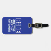 時間や場所を問わず乗る ラゲッジタグ (正面横)