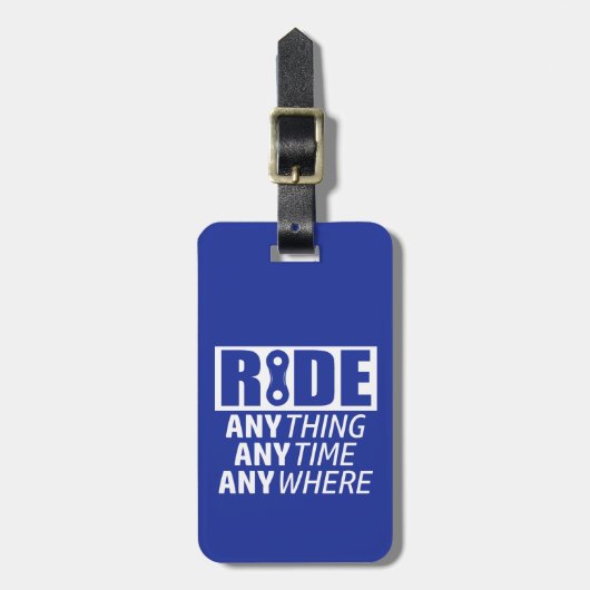 時間や場所を問わず乗る ラゲッジタグ (正面縦)