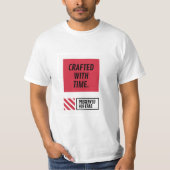 時間をかけて作られた Tシャツ (正面)