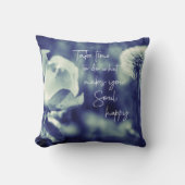時間をかけて魂を幸せにする引用文 クッション (正面)