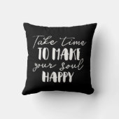 時間をかけて魂を幸せにする クッション (裏面)