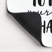 時間をかけて魂を幸せにする マウスパッド (コーナー)