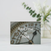 時間をかけて~す考える ポストカード (スタンド正面)