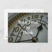 時間をかけて~す考える ポストカード (正面/裏面)