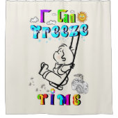 時間を凍結できる シャワーカーテン (正面)