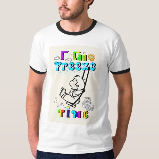 時間を凍結できる Tシャツ (正面)