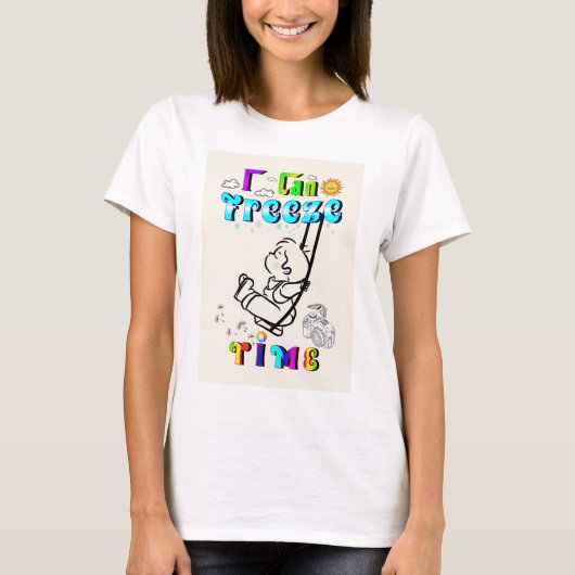 時間を凍結できる Tシャツ (正面)