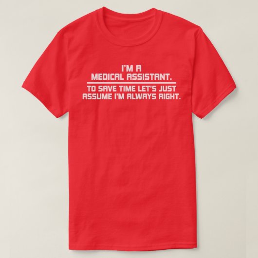 時間を割いて医事救助手を務める Tシャツ (デザイン正面)