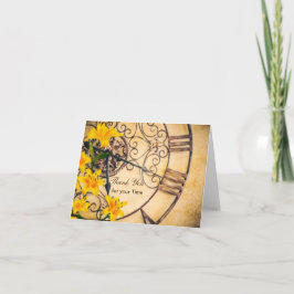 時間を取ってくれてありがとう サンキューカード