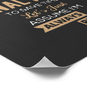 時間を取るためにビジネスアナリス救トを務める ポスター (角)