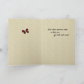 時間を取る、カントリーバスケット カード (内部)