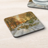 時間を均等にすることの色合いと光られる コースター (左側)