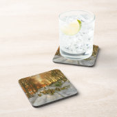 時間を均等にすることの色合いと光られる コースター (右側)