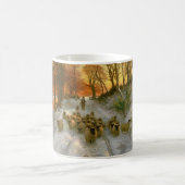 時間を均等にすることの色合いと光られる コーヒーマグカップ (中央)