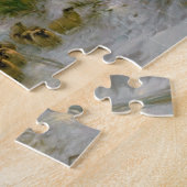 時間を均等にすることの色合いと光られる ジグソーパズル (側面)