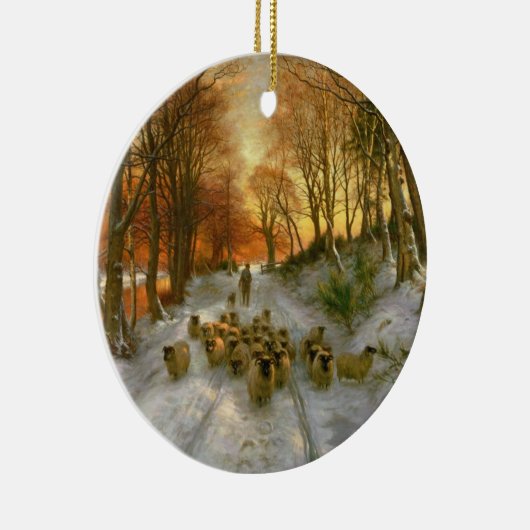 時間を均等にすることの色合いと光られる セラミックオーナメント (右)