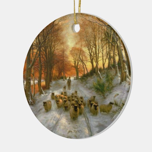 時間を均等にすることの色合いと光られる セラミックオーナメント (左)