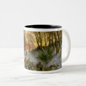 時間を均等にすることの色合いと光られる ツートーンマグカップ (正面右)