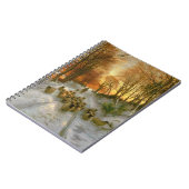 時間を均等にすることの色合いと光られる ノートブック (左側)