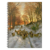 時間を均等にすることの色合いと光られる ノートブック (正面)