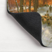 時間を均等にすることの色合いと光られる マウスパッド (コーナー)