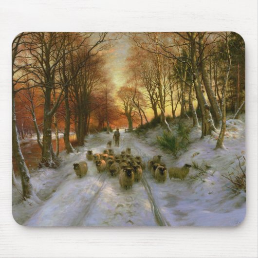 時間を均等にすることの色合いと光られる マウスパッド (正面)