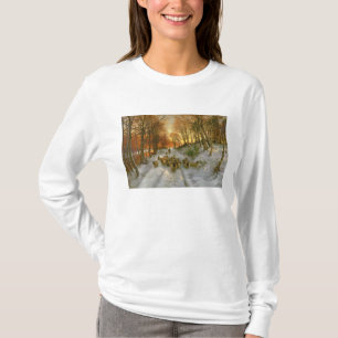 時間を均等にすることの色合いと光られる Tシャツ