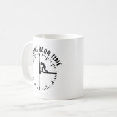 時間を戻す コーヒーマグカップ (正面左)