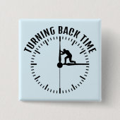 時間を戻す 缶バッジ (正面)