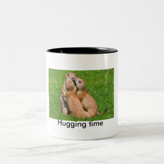 時間を抱き締めること ツートーンマグカップ