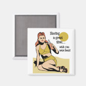 時間を持素晴らしつ マグネット (正面/裏面)