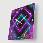 時間を極める: ベストウォールクロック スクエア壁時計 (傾斜)