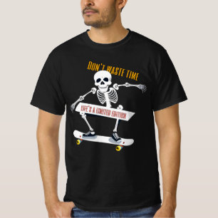 時間を無駄にしない限られた版 Tシャツ