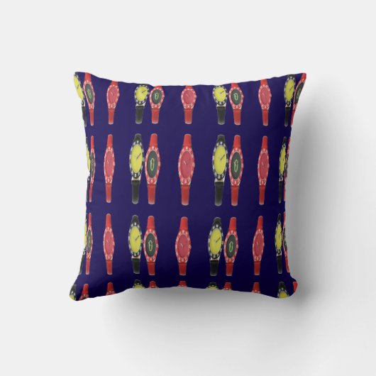 時間を見る クッション (裏面)