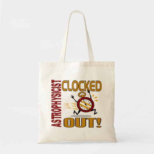 時間を記録される天体物理学者 トートバッグ (正面)